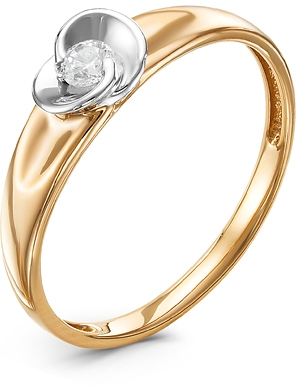 

Кольцо женское Diamond Union 5-3195-103 р.16.5, 5-3195-103