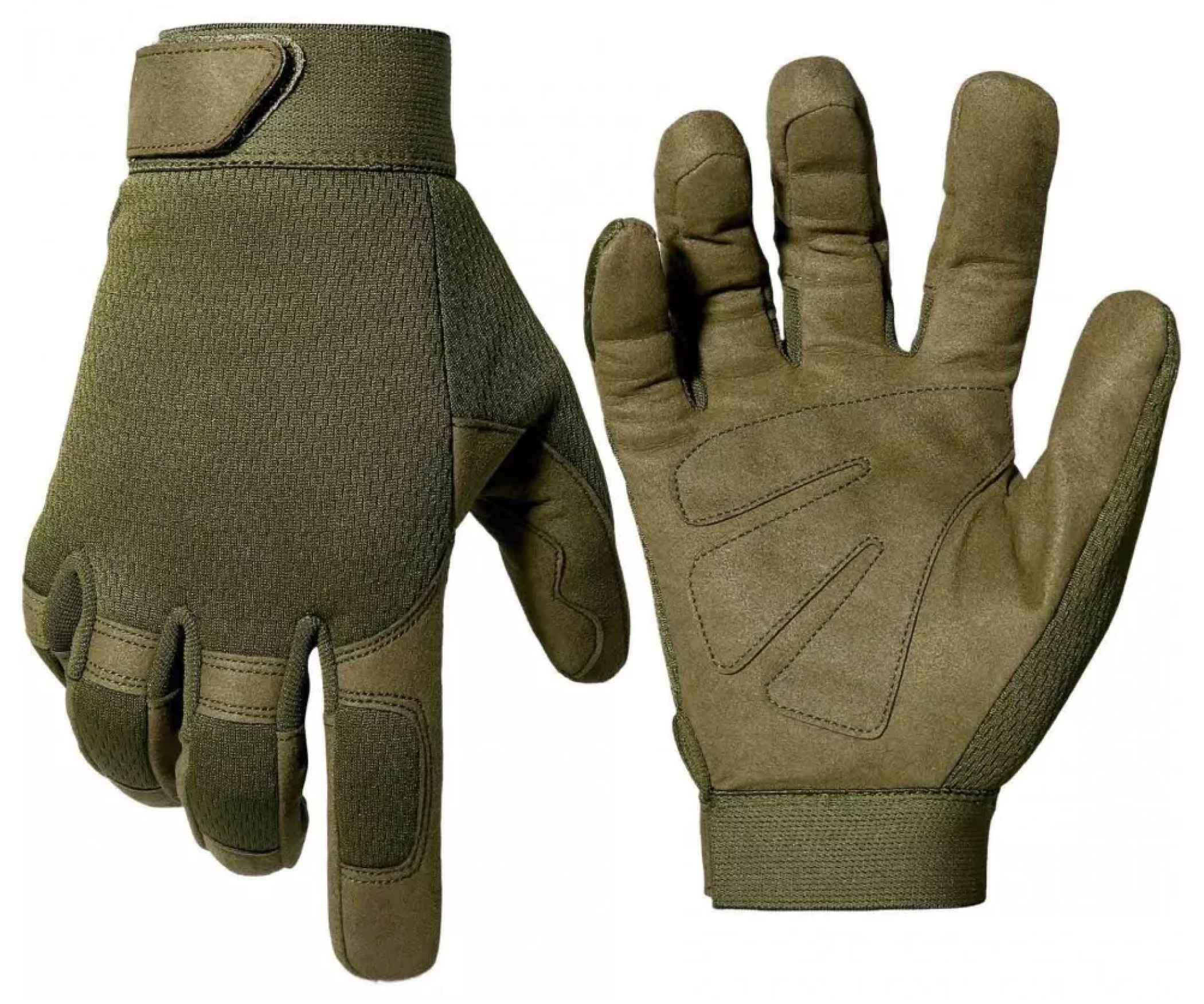

Перчатки тактические RusForce Grenadier полноразмерные хаки, Зеленый, GRE-P-HK