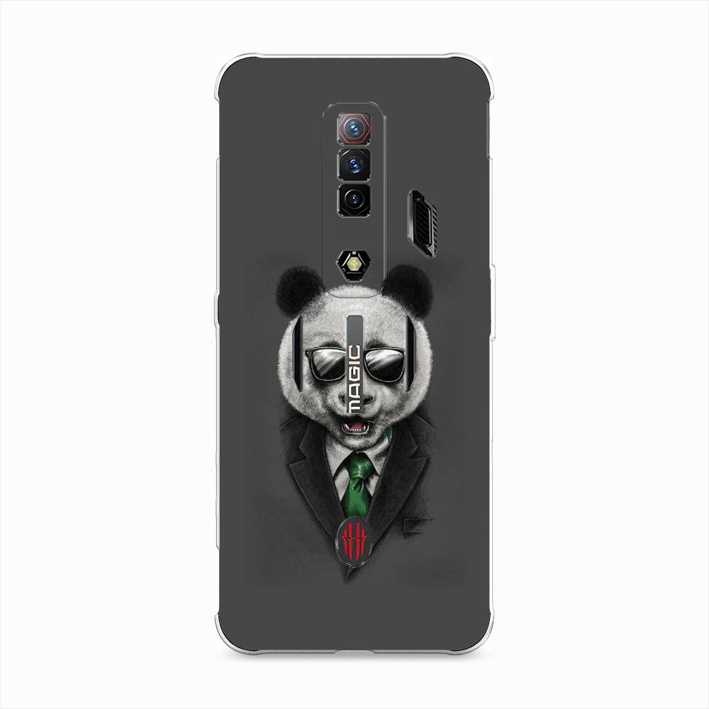 

Чехол Awog на ZTE Nubia Red Magic 7S / ЗТЕ Нубия Ред Мэджик 7С "Деловая панда", Разноцветный, 136350-10
