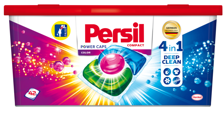 фото Капсулы для стирки persil power caps color 4in1 42шт