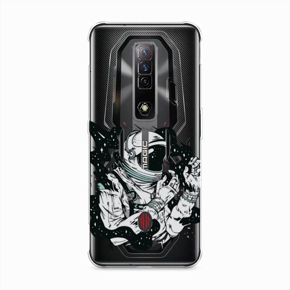 

Чехол Awog на ZTE Nubia Red Magic 7S / ЗТЕ Нубия Ред Мэджик 7С "Космонавт арт", Разноцветный, 136350-7