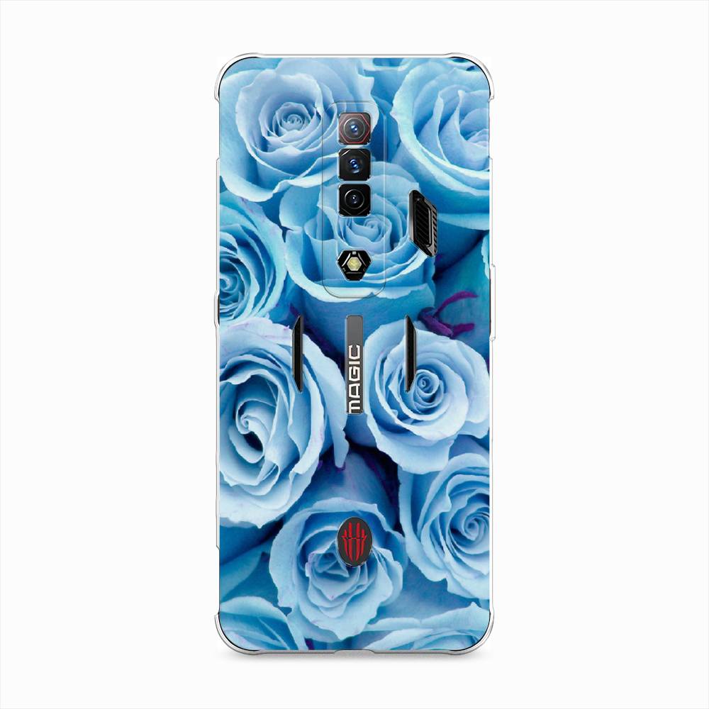 

Чехол Awog на ZTE Nubia Red Magic 7S / ЗТЕ Нубия Ред Мэджик 7С "Лазурные розы", Разноцветный, 136350-8