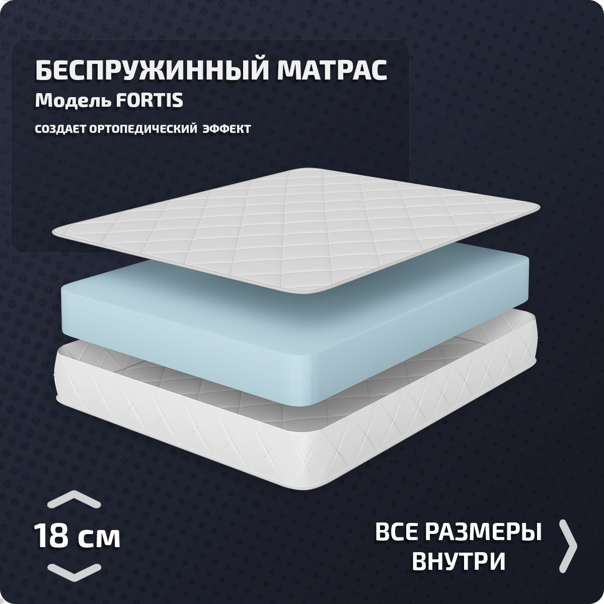 

Анатомичсекий матрас Piterson Fortis 100x186, Белый, Fortis