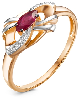 

Кольцо женское Diamond Union 5-3370-103 р.17.5, 5-3370-103