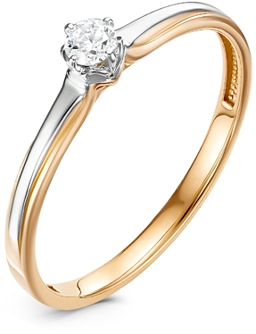 

Кольцо женское Diamond Union 5-3443-103 р.17.5, 5-3443-103