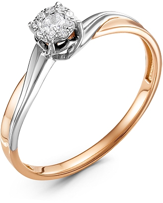 

Кольцо женское Diamond Union 5-3446-103 р.16.5, 5-3446-103