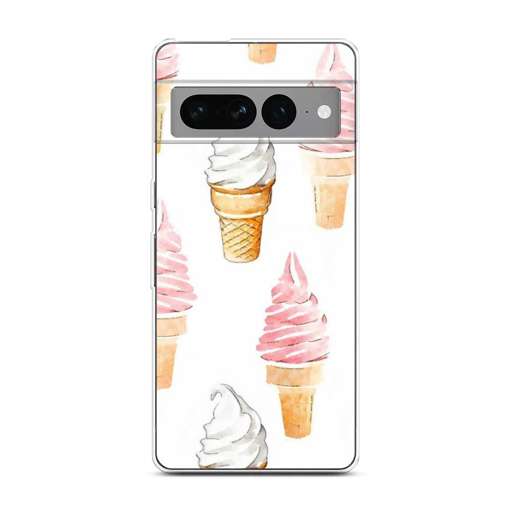 

Чехол Awog на Google Pixel 7 Pro "Нарисованное мороженое", Разноцветный