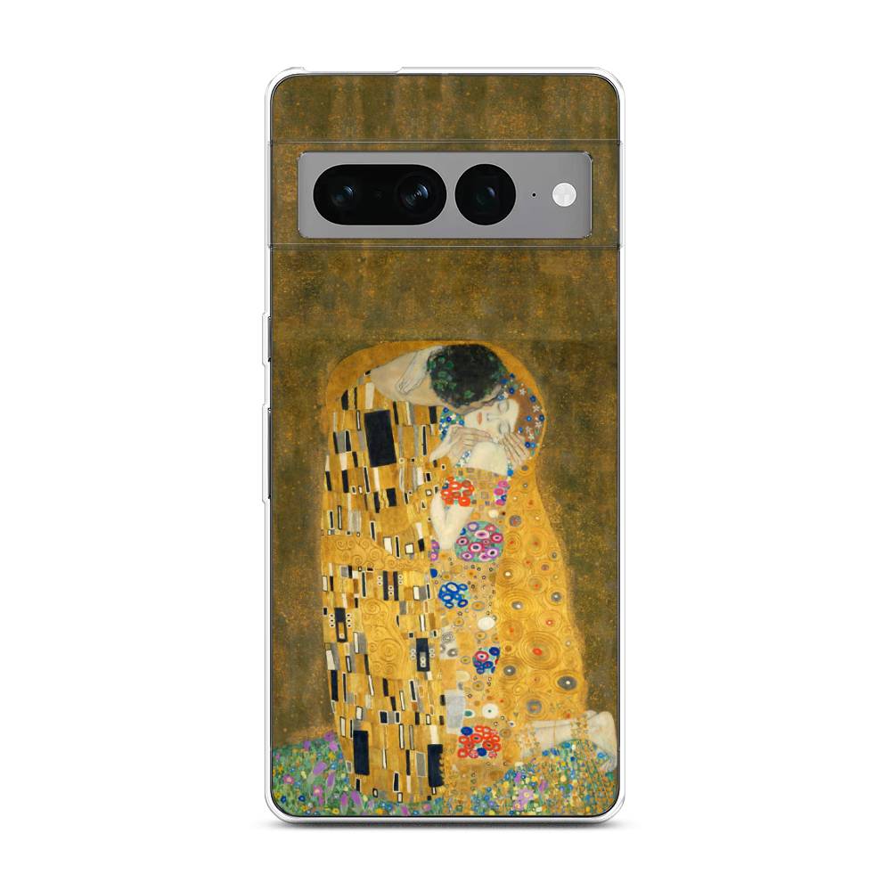 

Чехол Awog на Google Pixel 7 Pro "Поцелуй Гюстава Климта", Разноцветный