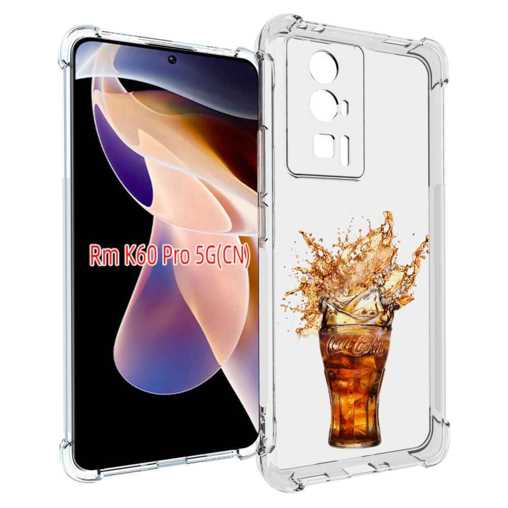 

Чехол MyPads Кола-в-стакане для Xiaomi Redmi K60 Pro, Прозрачный, Tocco