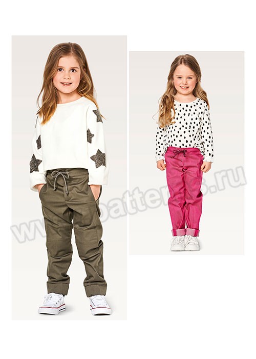 

Выкройка Burda №9352 — Брюки