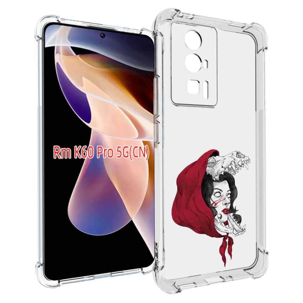 

Чехол MyPads Красная шапочка и волк женский для Xiaomi Redmi K60 Pro, Прозрачный, Tocco