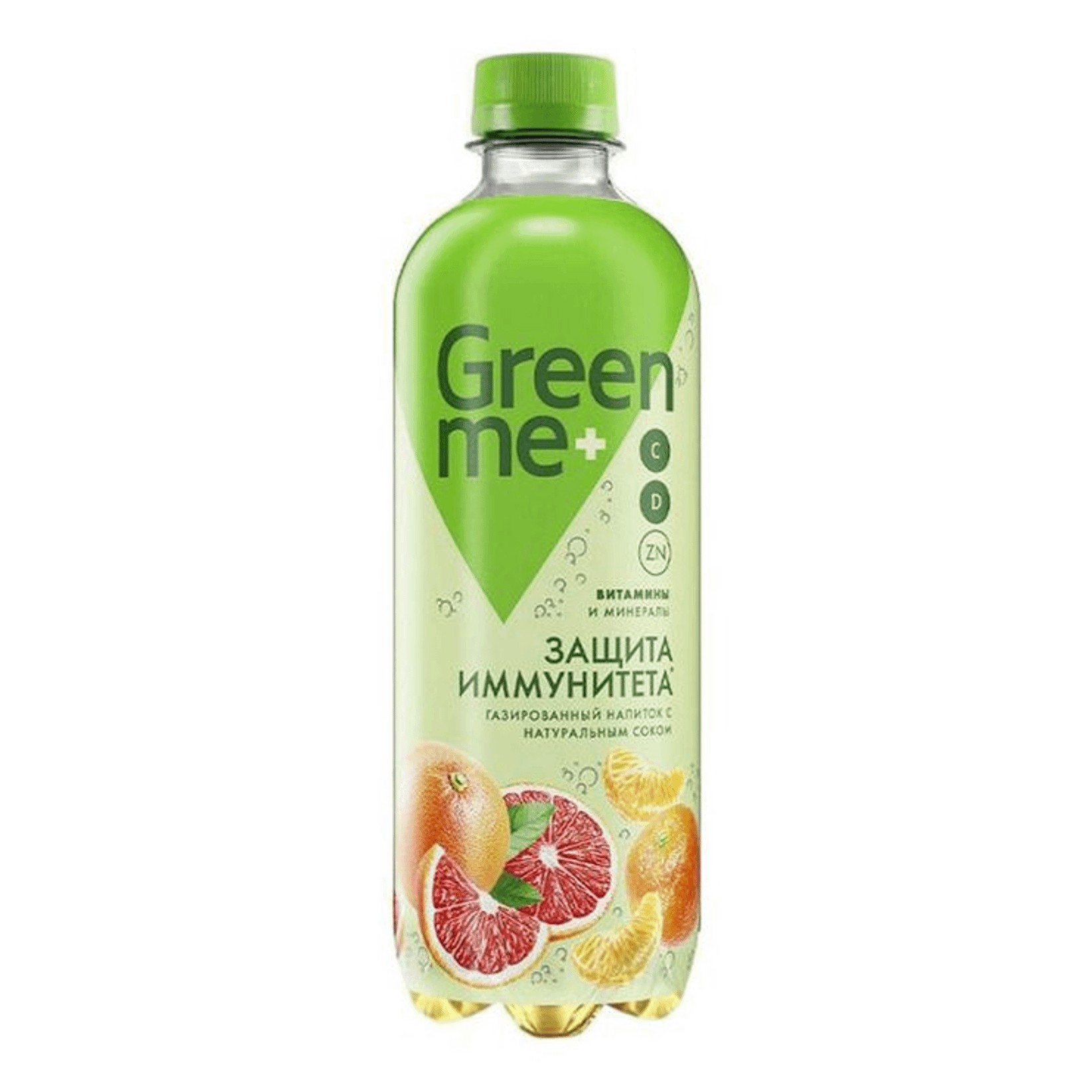 

Газированный напиток Green Me+ Защита иммунитета 0,47 л