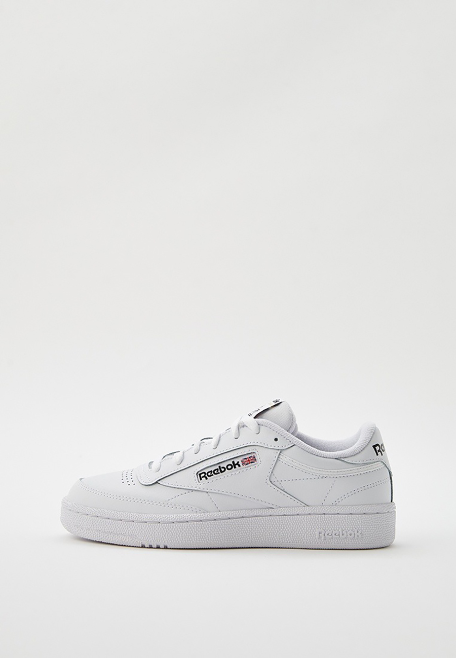 

Кеды мужские Reebok Club C 85 белые 10.5 US, Белый, Club C 85