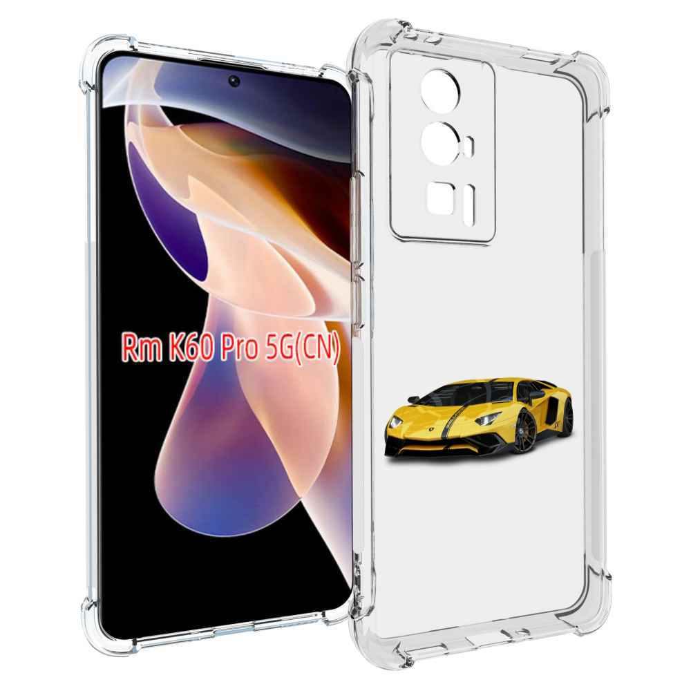 

Чехол MyPads Ламбо мужской для Xiaomi Redmi K60 Pro, Прозрачный, Tocco