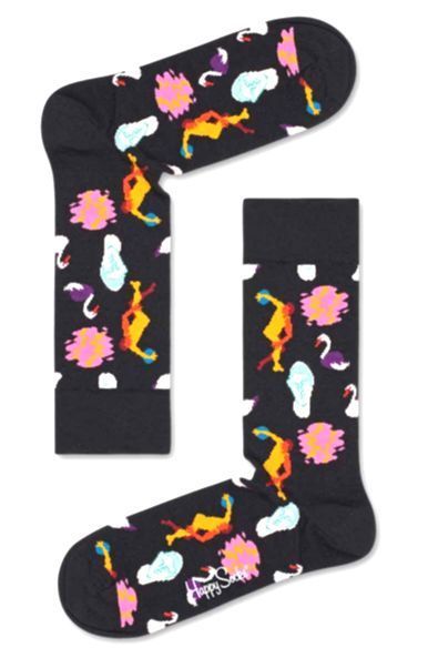 фото Носки унисекс happy socks prk01 черные 41