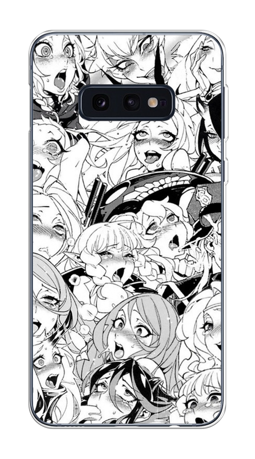 

Чехол на Samsung Galaxy S10E "Ахегао манга тян", Черный;белый;серый, 27250-1