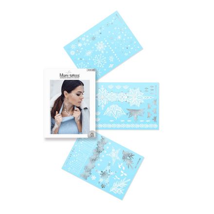 

Набор переводных тату Miami Tattoos Snowflakes
