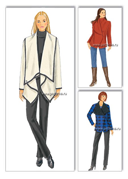 

Выкройка Butterick №6255 — Жакет
