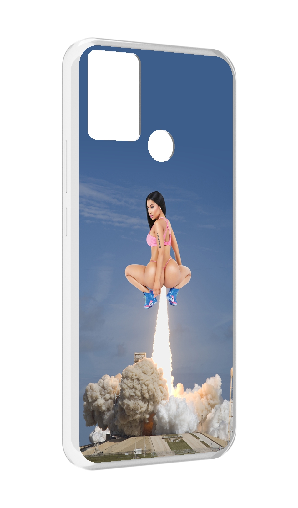 

Чехол MyPads ники-минаж-ракета детский для Infinix Hot 11 Play, Прозрачный, Tocco