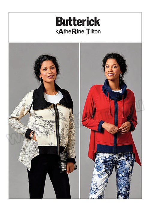 

Выкройка Butterick №6569 — Жакет с неровным низом