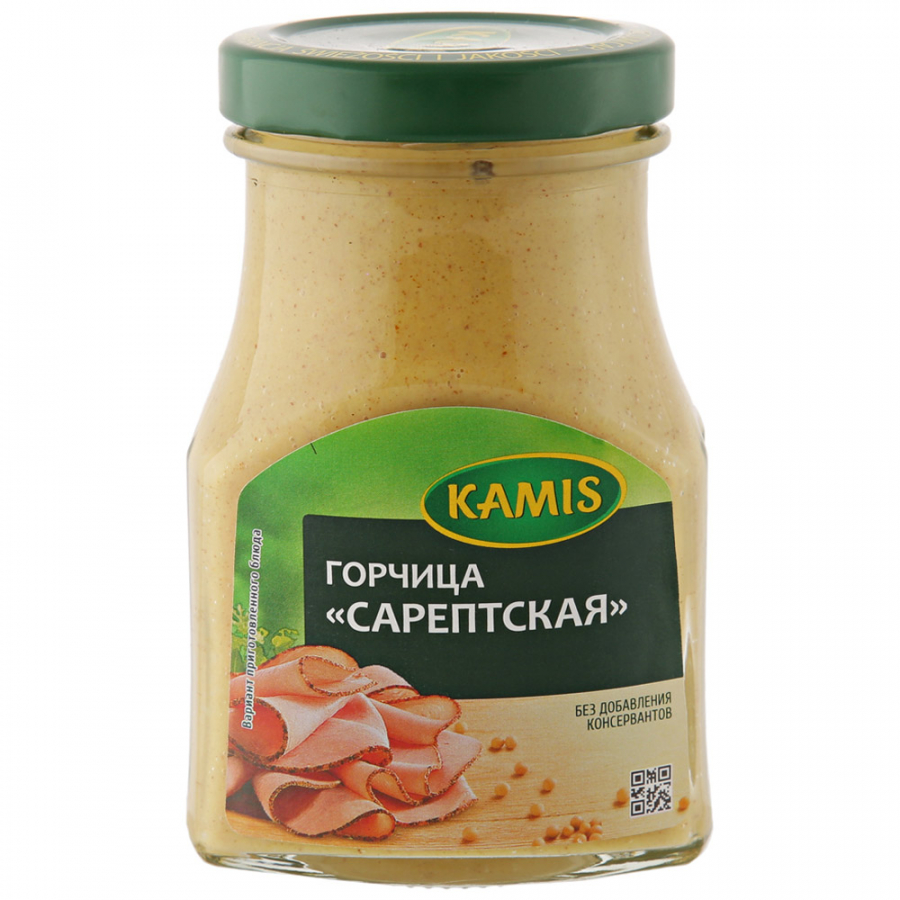 

Горчица Kamis Сарептская 185г