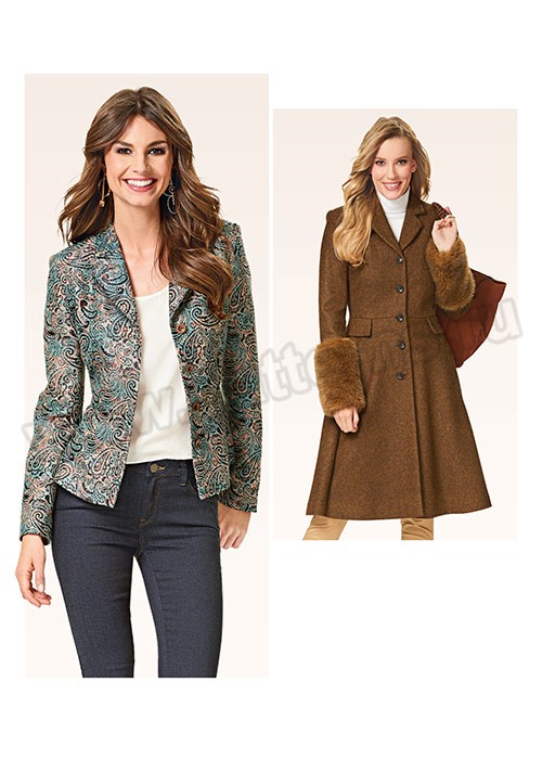 

Выкройка Burda №6570 — Жакет, Пальто