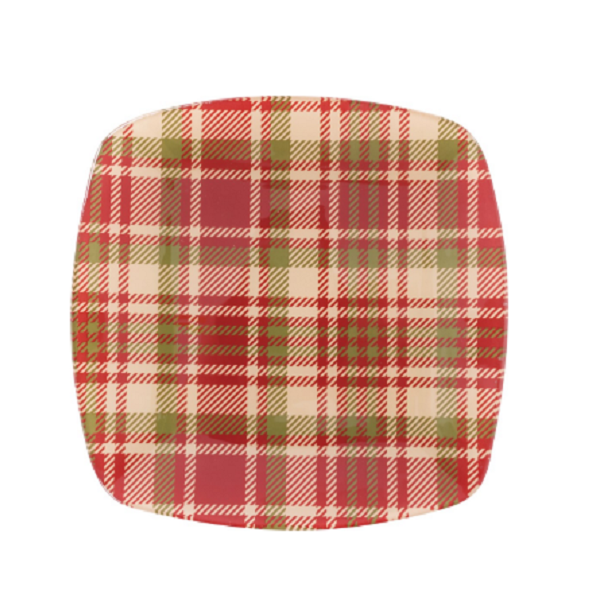 

Тарелка для вторых блюд Homeclub Autum Plaid 15x15 см