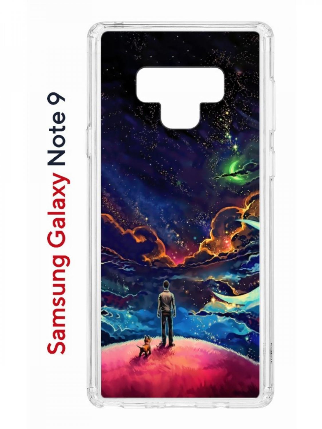 Чехол на Samsung Galaxy Note 9 Kruche Print Маленький принц,противоударный бампер
