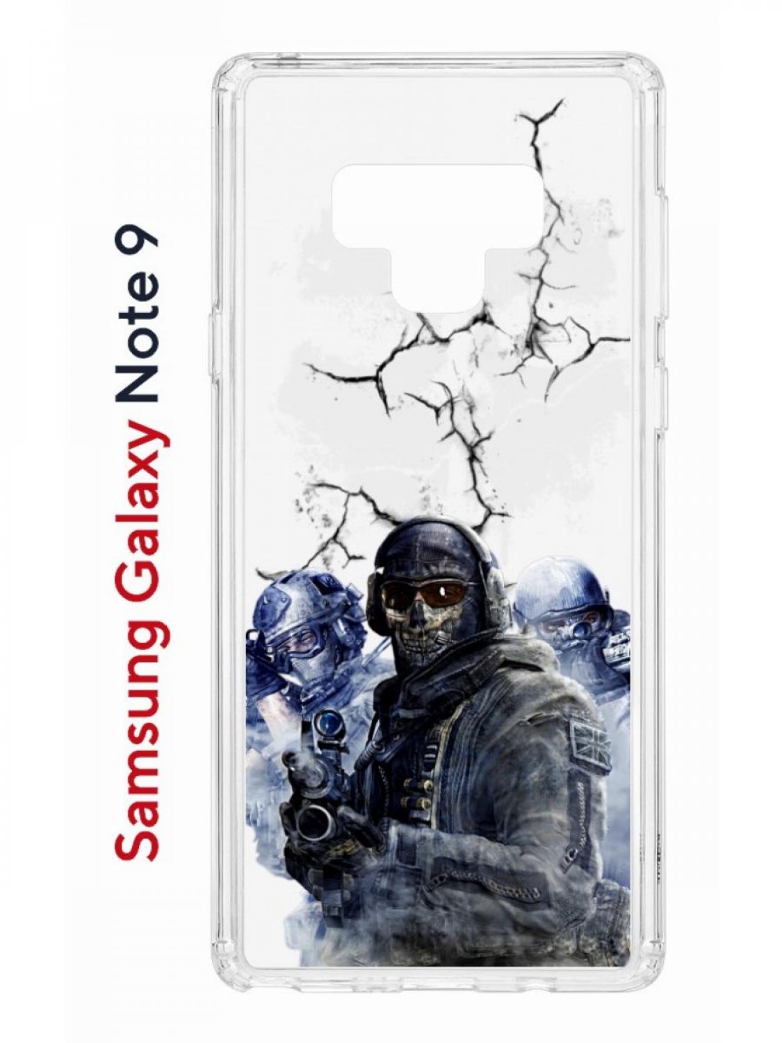 Чехол на Samsung Galaxy Note 9 с принтом Kruche Print Call of Duty,противоударный бампер