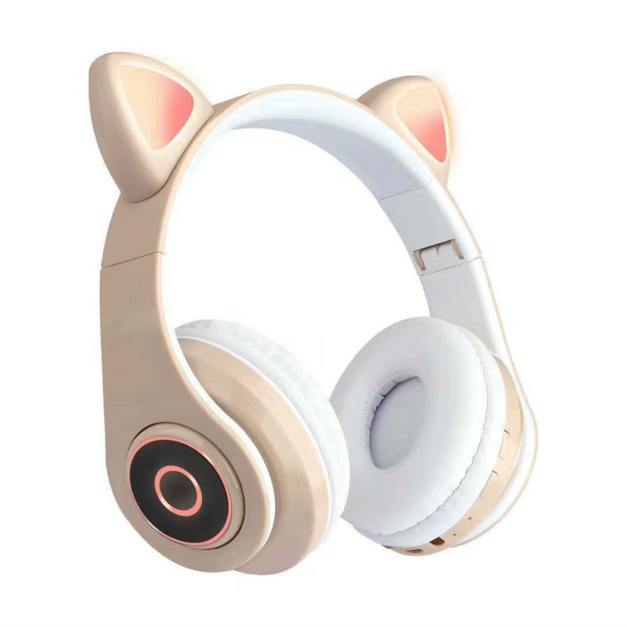 

Беспроводные наушники Cat Ear розовые, P39M