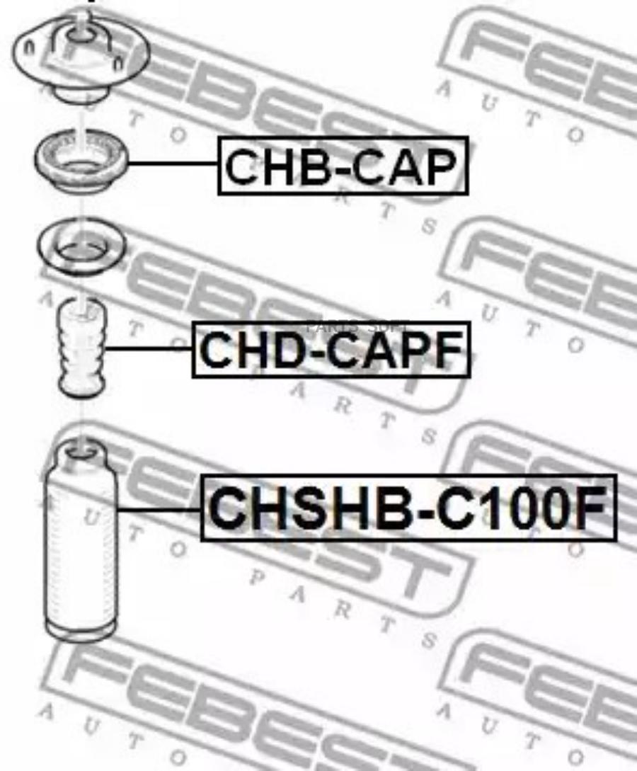 

Chshbc100f_пыльник амортизатора переднего chevrolet captiva 2.4 07>