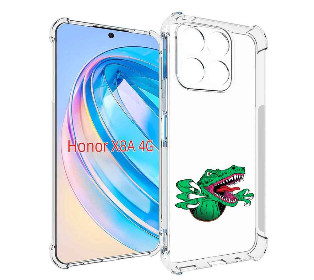 

Чехол MyPads крокодил для Honor X8a, Tocco