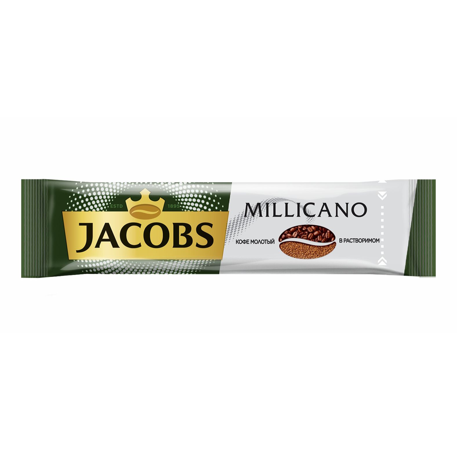 фото Кофе jacobs millicano молотый в растворимом 1,8 г