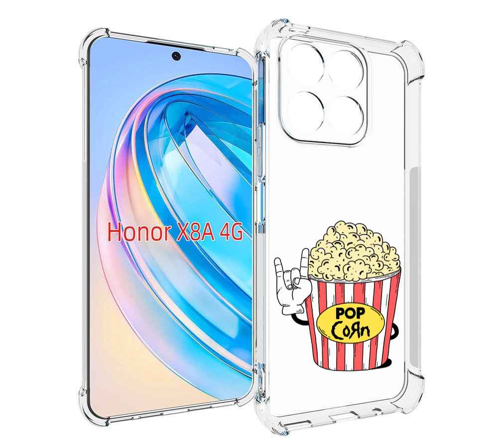 

Чехол MyPads крутой попкорн для Honor X8a, Tocco