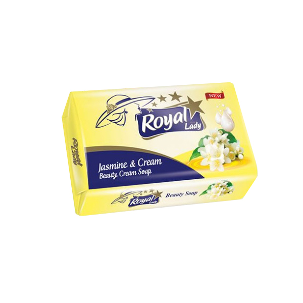 фото Туалетное мыло твердое royal lady jasmine cream для рук 140 г