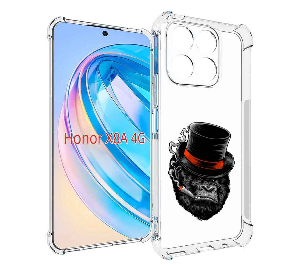 

Чехол MyPads дизайнерская горилла для Honor X8a, Tocco