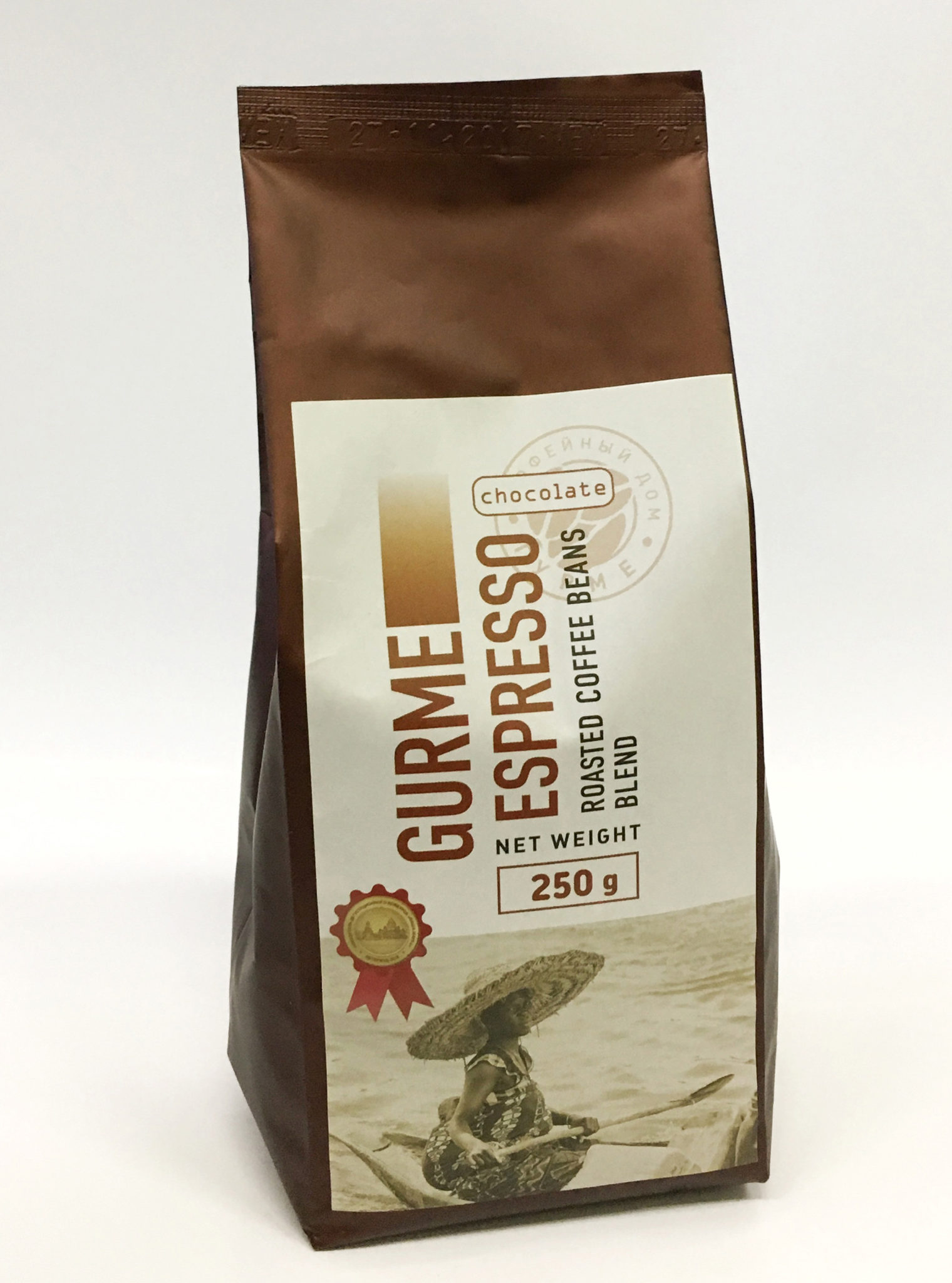 Кофе Gurme Espresso Chocolate в зернах 250 г