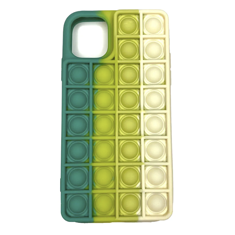 фото Чехол baziator "push pop it" apple phone case-color на iphone 11 green salad