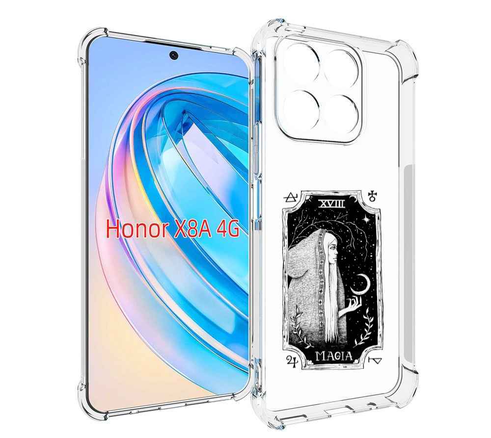 

Чехол MyPads лунная магия для Honor X8a, Tocco
