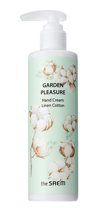 Крем для рук The Saem Garden Pleasure Hand Cream - Linen Cotton массажный крем pleasure lab hypnotic с ароматом сандала нероли и пачули 50 мл