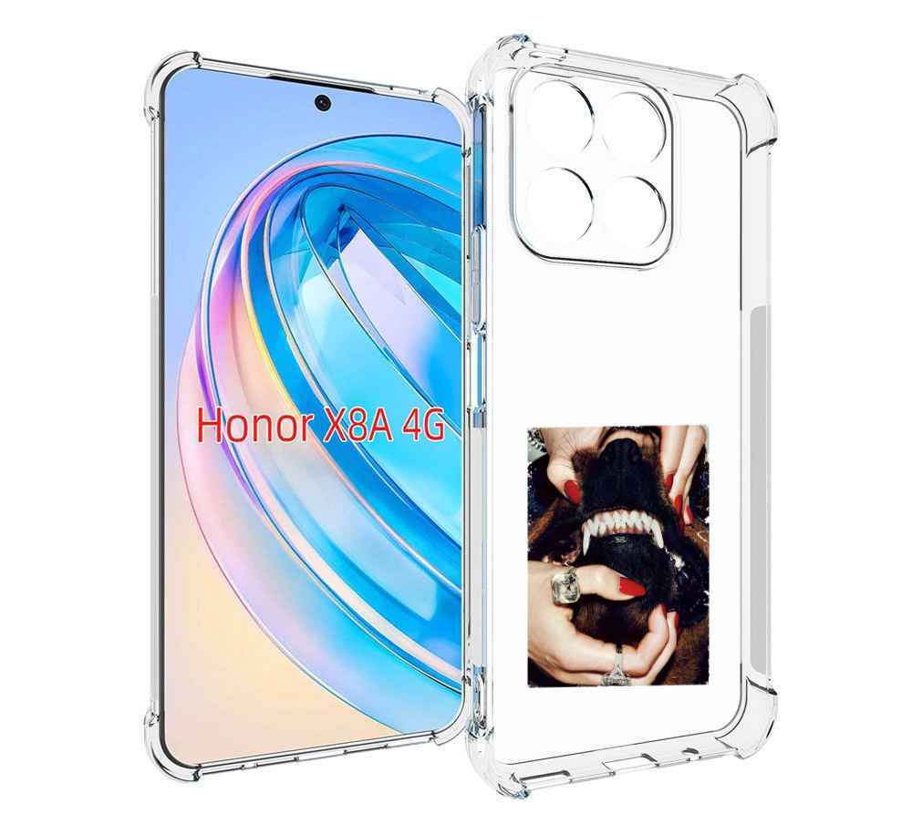 

Чехол MyPads маникюр для Honor X8a, Tocco
