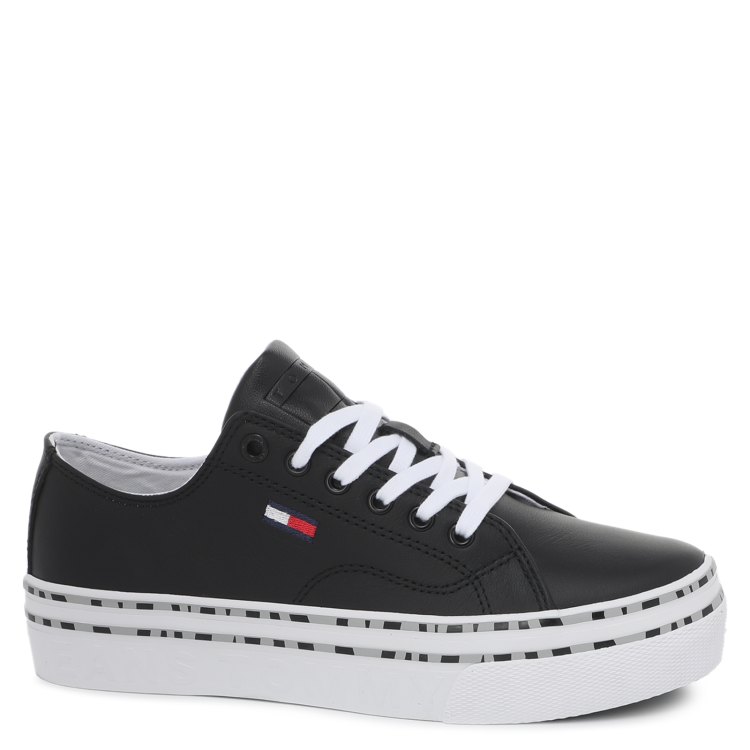

Кеды женские Tommy Jeans EN0EN01626 черные 40 EU, EN0EN01626