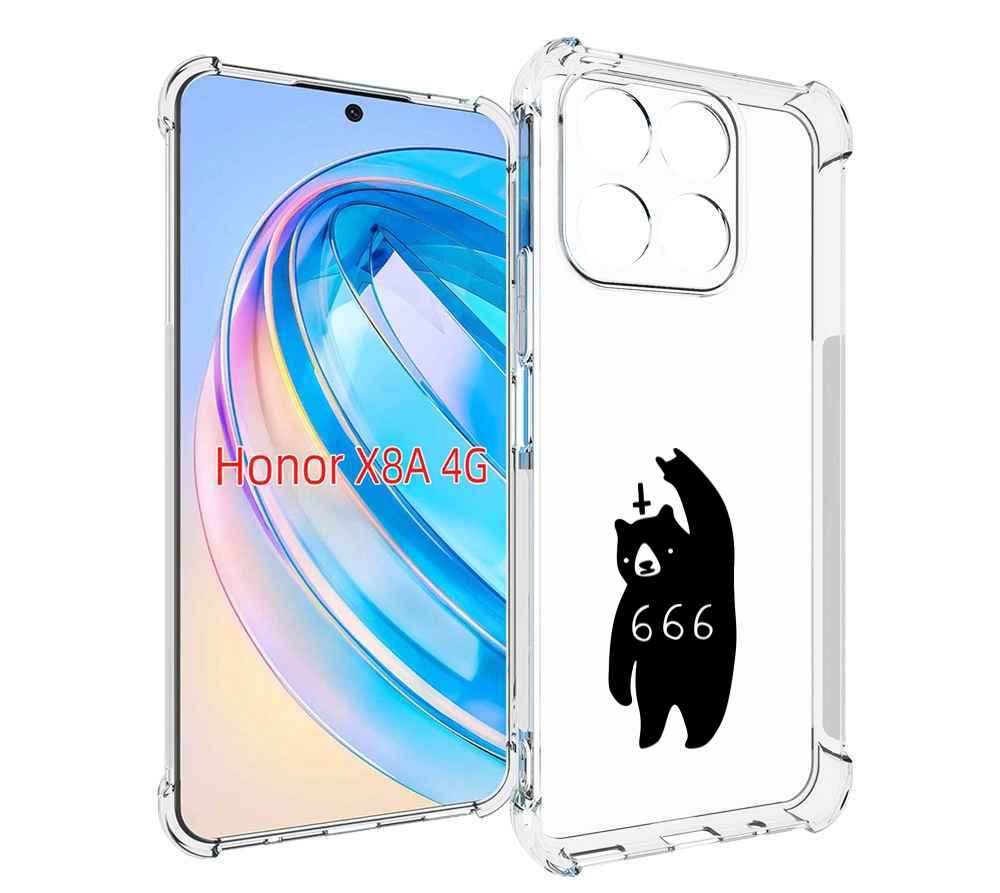 

Чехол MyPads медведь 666 для Honor X8a, Tocco