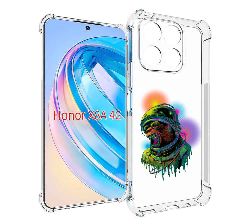 

Чехол MyPads медведь космонавт для Honor X8a, Tocco