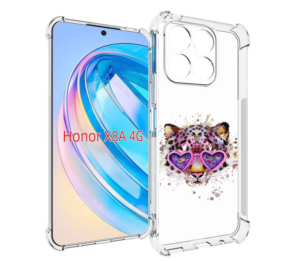 

Чехол MyPads модный леопард для Honor X8a, Tocco