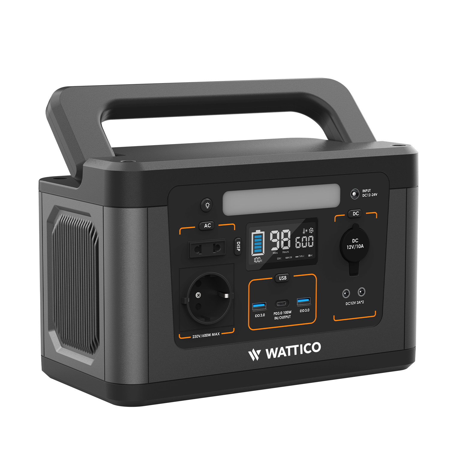 Аккумулятор для ИБП WATTICO Camp 600 Pro 26 А/ч 21.6 В