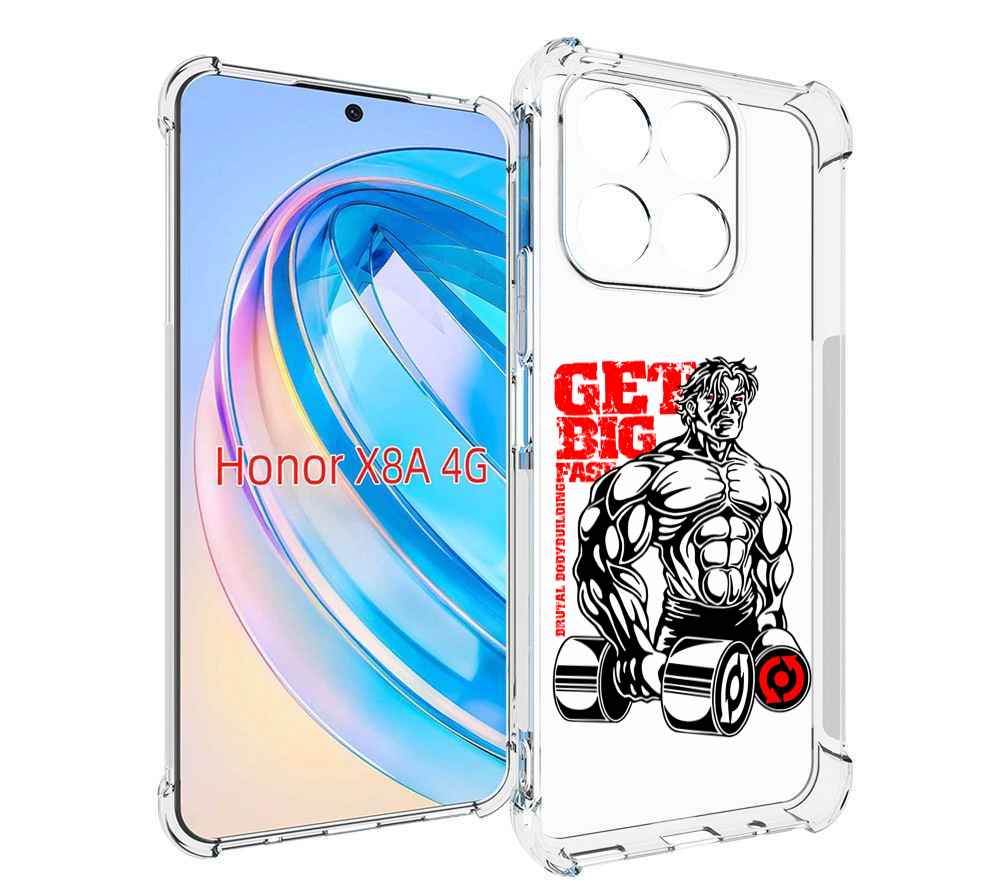 

Чехол MyPads накаченное тело для Honor X8a, Tocco