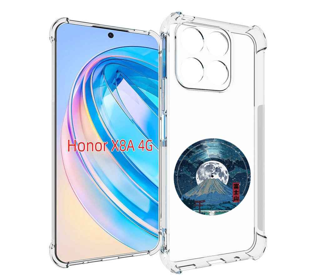 

Чехол MyPads нарисованная виниловая гора с луной для Honor X8a, Tocco