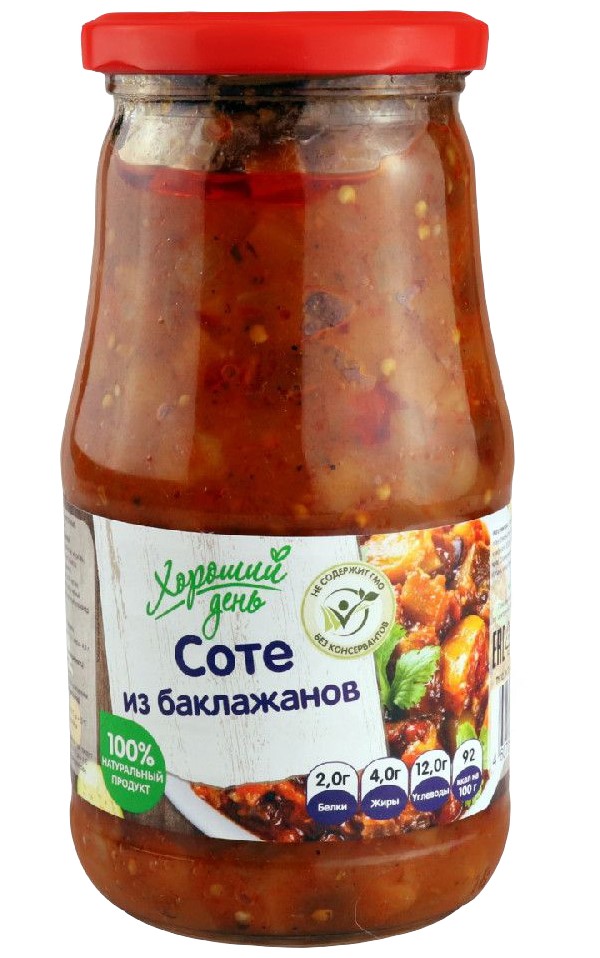 

Соте Хороший день из баклажанов 510 г