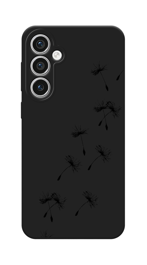 

Чехол Awog на Samsung Galaxy S23 FE 5G / Самсунг S23 FE 5G "Летящие одуванчики", Черный, 2108452-1